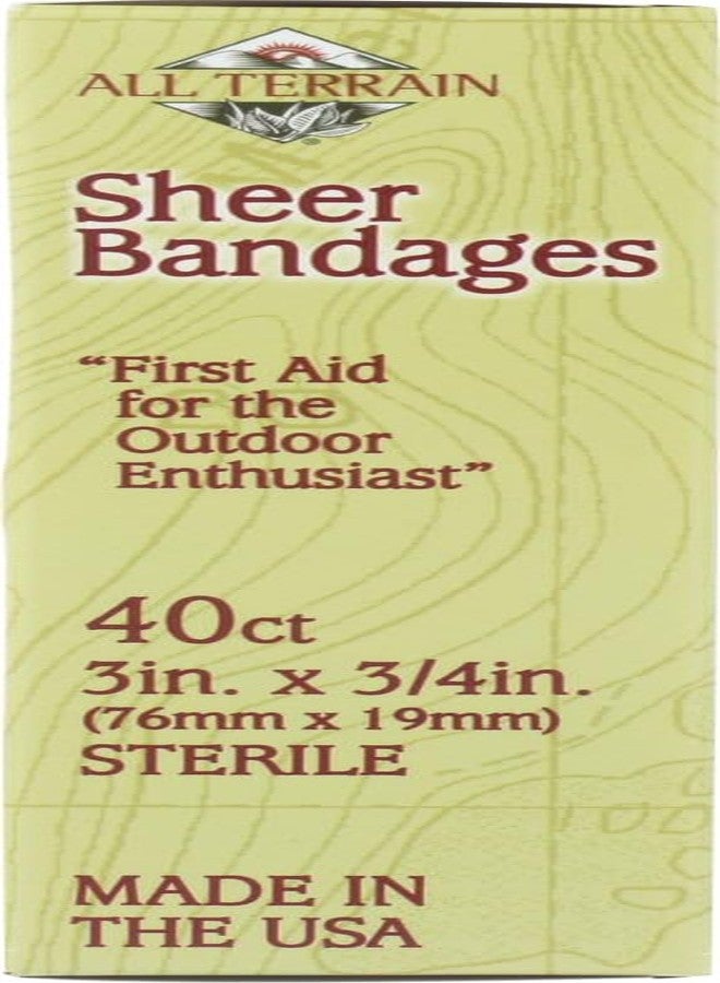 All Terrain Bandage Sheer 3/4In X 3In 40 Ct - Image 4
